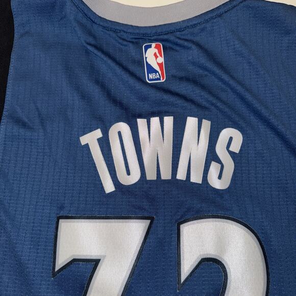 Minnesota Timberwolves KARL-ANTHONY TOWNS Jersey Men Sz 2XL Basketball Length +2 - Picture 9 of 11